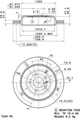 AP 25066 V - Discofreno autozon.pro