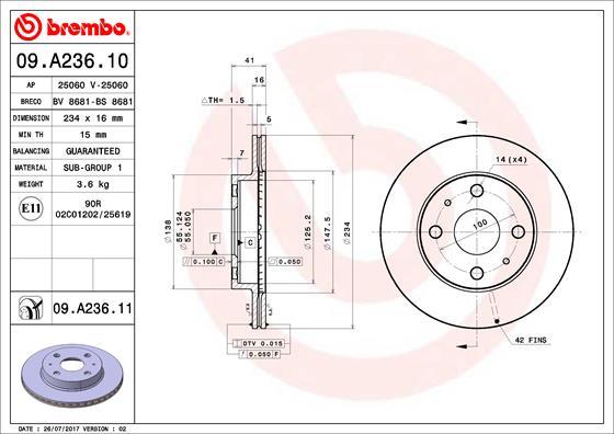 AP 25060 V - Discofreno autozon.pro