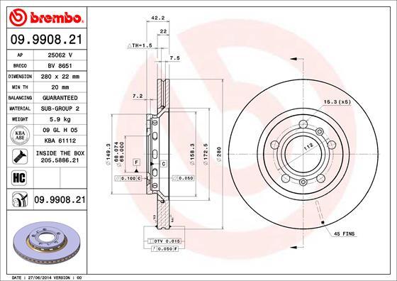 AP 25062 V - Discofreno autozon.pro