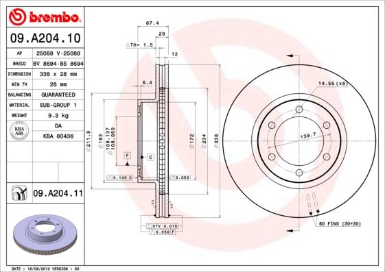 AP 25088 V - Discofreno autozon.pro