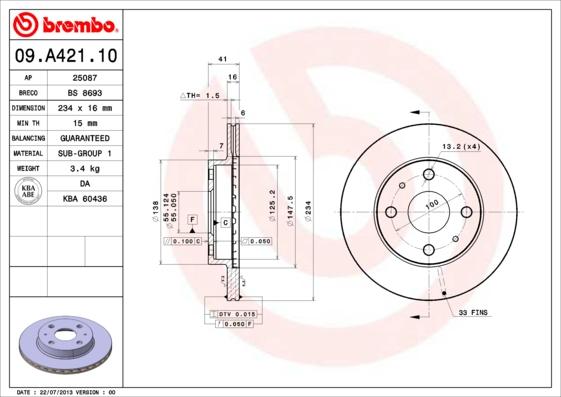 AP 25087 - Discofreno autozon.pro