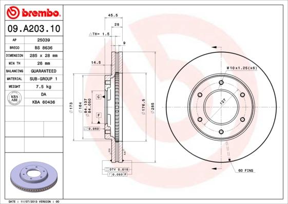 AP 25039 - Discofreno autozon.pro