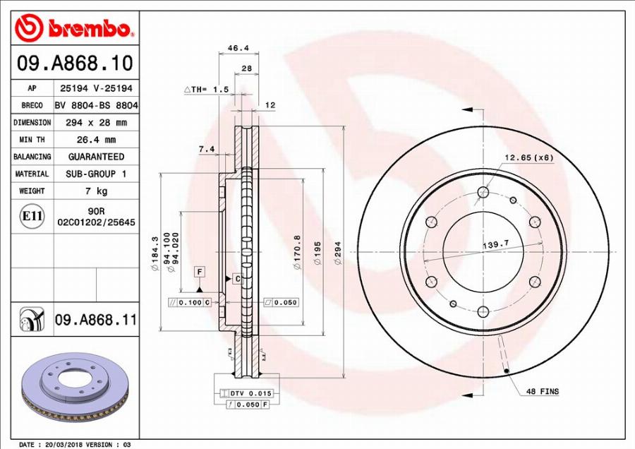 AP 25194 V - Discofreno autozon.pro