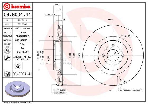 AP 25133 V - Discofreno autozon.pro