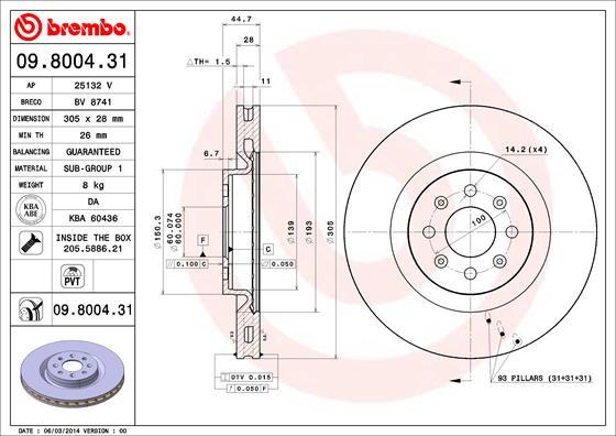 AP 25132 V - Discofreno autozon.pro