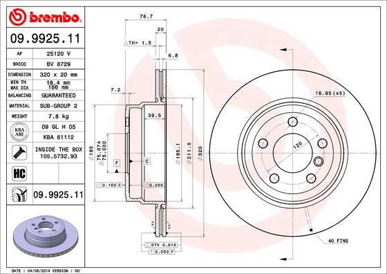 AP 25120 V - Discofreno autozon.pro