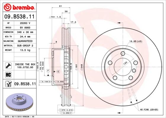 AP 25350 V - Discofreno autozon.pro