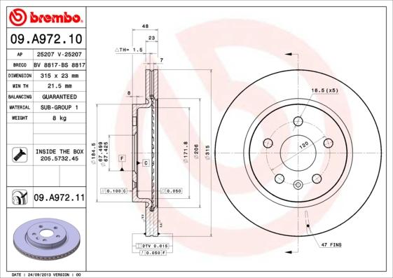 AP 25207 V - Discofreno autozon.pro