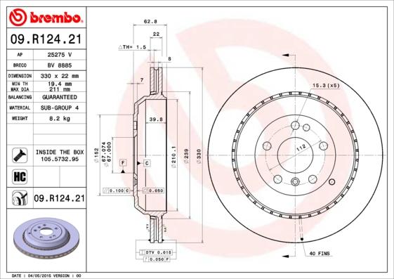 AP 25275 V - Discofreno autozon.pro