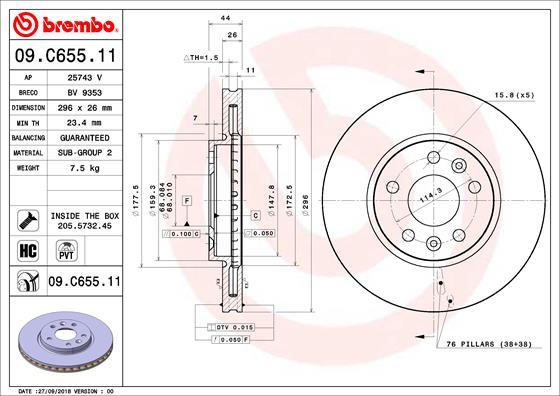 AP 25743V - Discofreno autozon.pro