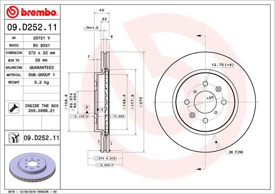 AP 25721 V - Discofreno autozon.pro