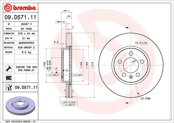 AP 20037V - Discofreno autozon.pro