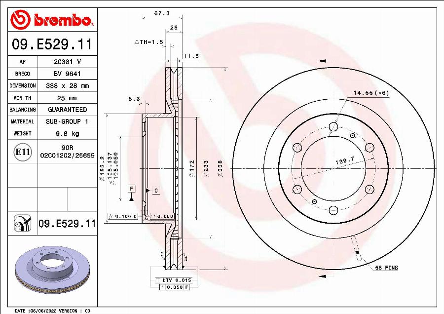 AP 20381 V - Discofreno autozon.pro