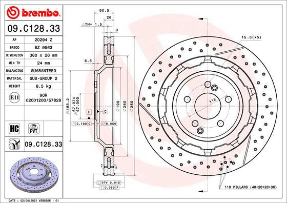 AP 20294 Z - Discofreno autozon.pro