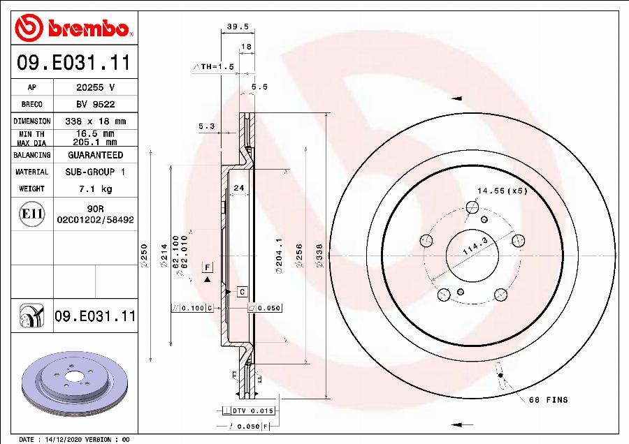 AP 20255 V - Discofreno autozon.pro