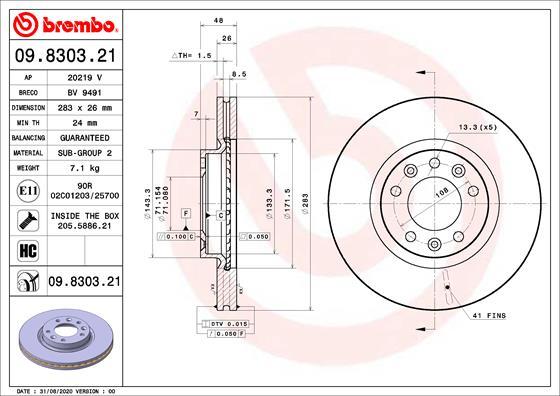 AP 20219 V - Discofreno autozon.pro