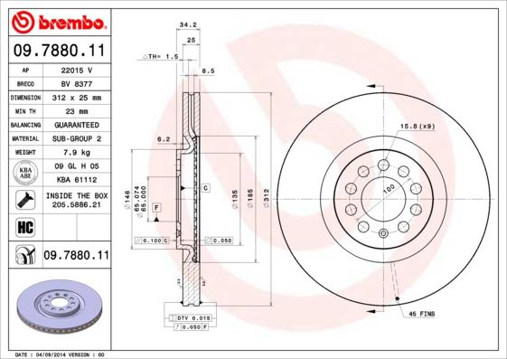 AP 22015 V - Discofreno autozon.pro