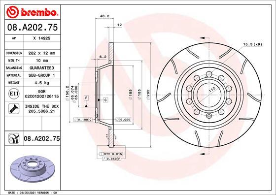 AP X 14925 - Discofreno autozon.pro