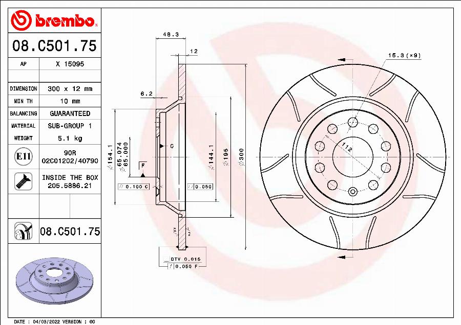 AP X 15095 - Discofreno autozon.pro