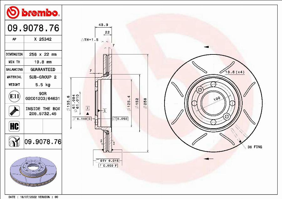 AP X 25342 - Discofreno autozon.pro