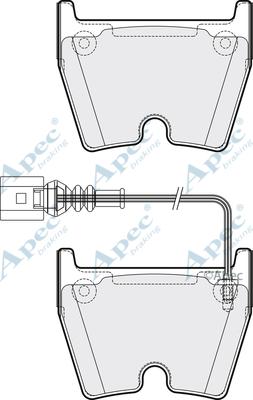 BENDIX BPD2382 - Kit pastiglie freno, Freno a disco autozon.pro