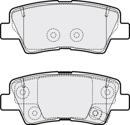 GMC 2493401 - Kit pastiglie freno, Freno a disco autozon.pro