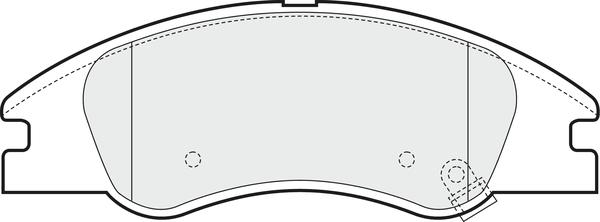 Akebono AN-8141WK - Kit pastiglie freno, Freno a disco autozon.pro