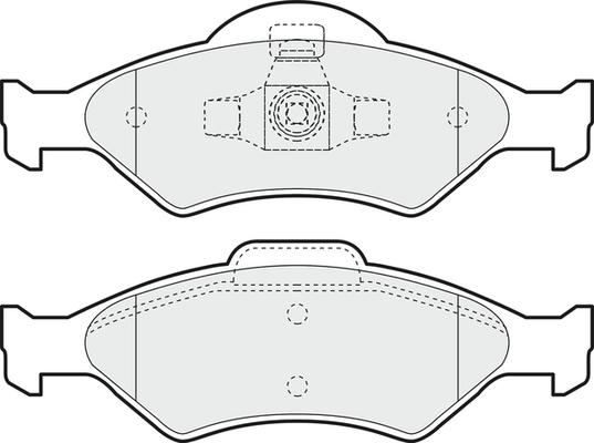 ATE 607073 - Kit pastiglie freno, Freno a disco autozon.pro