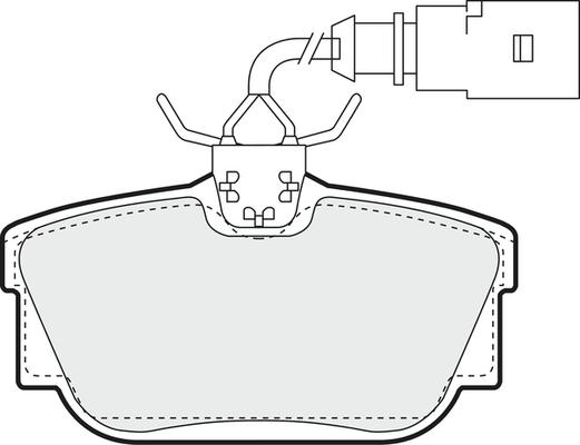 ATE 602872 - Kit pastiglie freno, Freno a disco autozon.pro