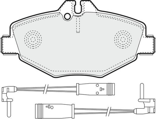 ATE 603999 - Kit pastiglie freno, Freno a disco autozon.pro