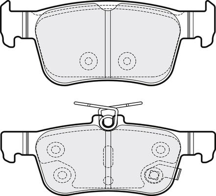 Ferodo FSL5240 - Kit pastiglie freno, Freno a disco autozon.pro