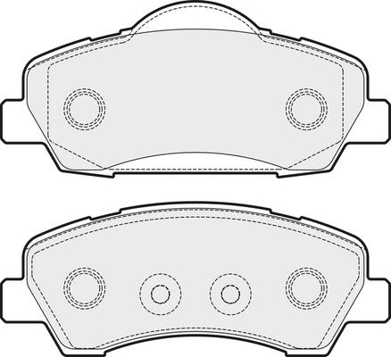 GMC 2525001 - Kit pastiglie freno, Freno a disco autozon.pro