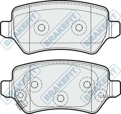 Valeo 671584 - Kit pastiglie freno, Freno a disco autozon.pro