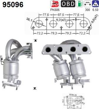 AS 95096 - Catalizzatore autozon.pro