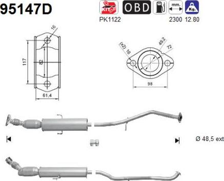 AS 95147D - Catalizzatore autozon.pro