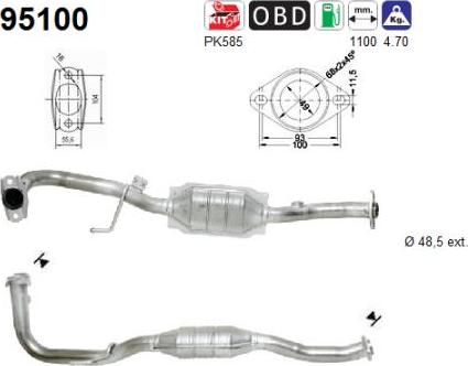 AS 95100 - Catalizzatore autozon.pro