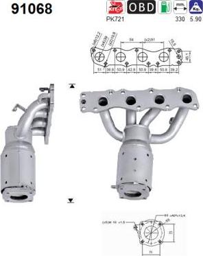 AS 91068 - Catalizzatore autozon.pro