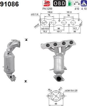 AS 91086 - Catalizzatore autozon.pro