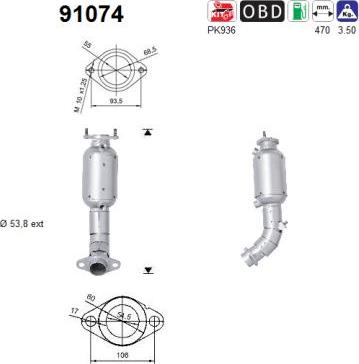 AS 91074 - Catalizzatore autozon.pro