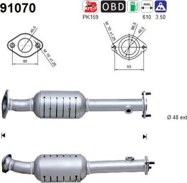 AS 91070 - Catalizzatore autozon.pro