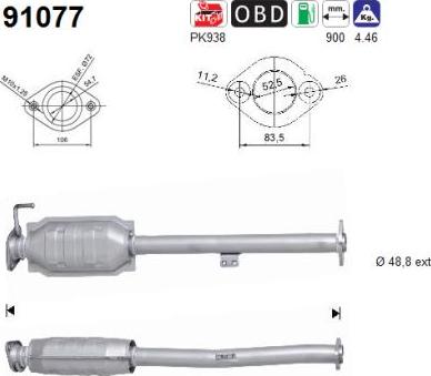 AS 91077 - Catalizzatore autozon.pro