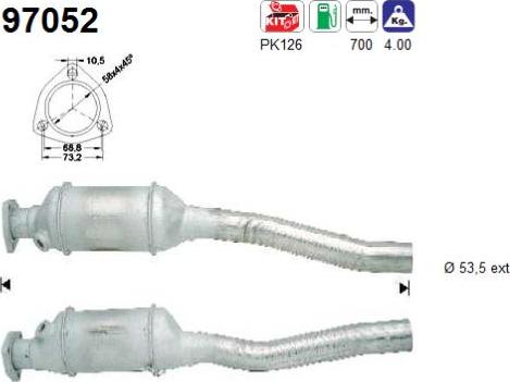 AS 97052 - Catalizzatore autozon.pro