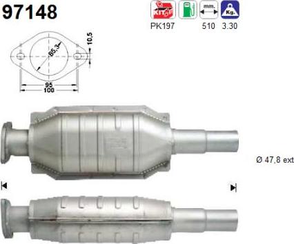 AS 97148 - Catalizzatore autozon.pro