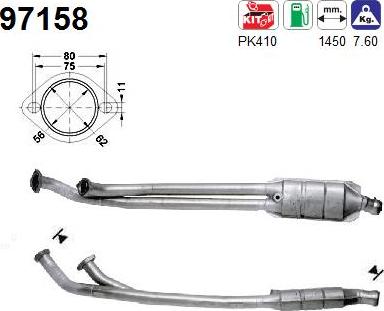 AS 97158 - Catalizzatore autozon.pro