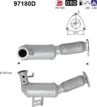 AS 97180D - Catalizzatore autozon.pro