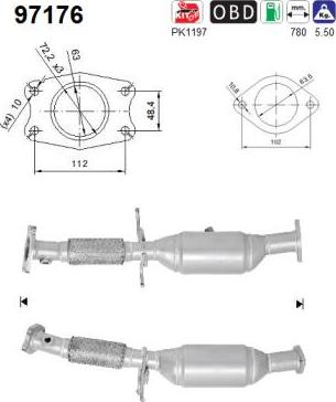 AS 97176 - Catalizzatore autozon.pro