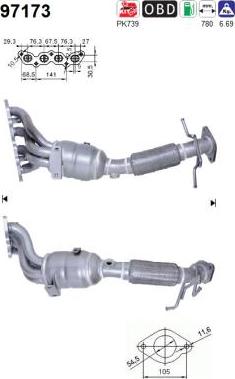 AS 97173 - Catalizzatore autozon.pro