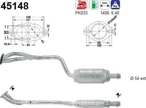 AS 45148 - Catalizzatore autozon.pro