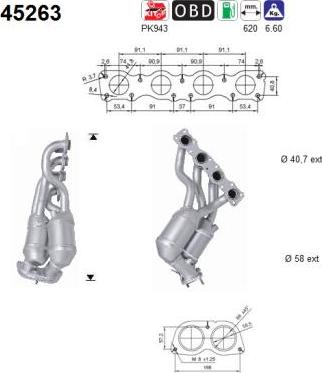 AS 45263 - Catalizzatore autozon.pro