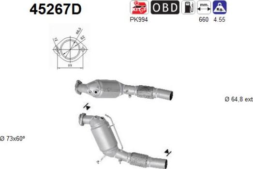 AS 45267D - Catalizzatore autozon.pro